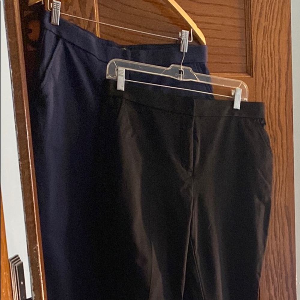 Black and Navy Trousers